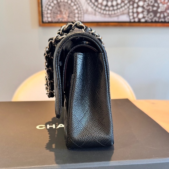 Chanel classic double flap bag SHW caviar - Picture 8 of 16